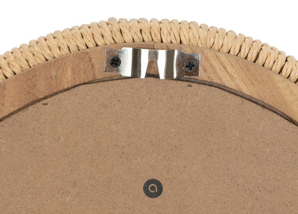 Espejo orgánico "Laia" trenzado beige 114cm - 203600