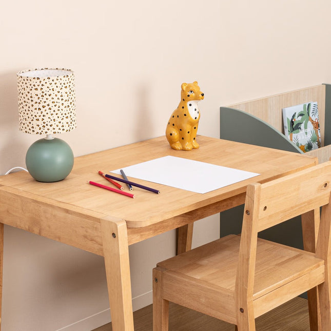 Alcancía infantil "Leho" Leopardo amarillo 18cm - 203734