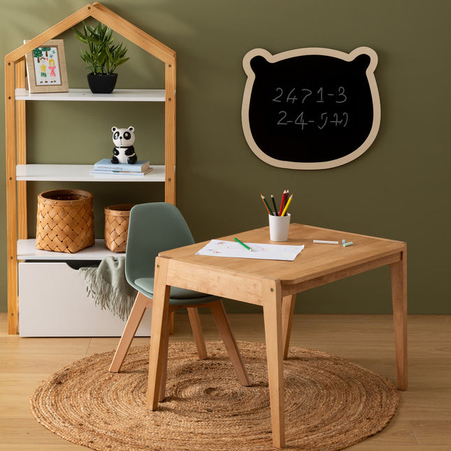 Pizarra infantil negra "Oso" 47,5x53cm - 203791