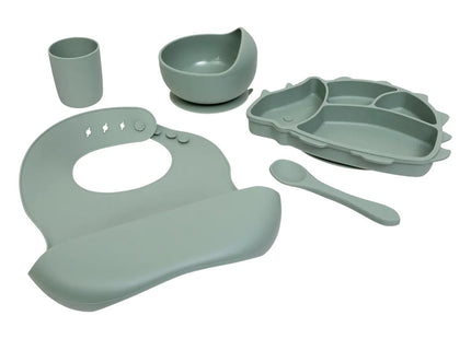 Set de comida de 5 piezas "Yum" verde - 203792