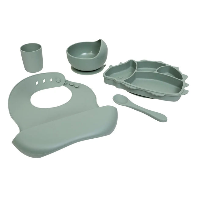 Set de comida de 5 piezas "Yum" verde - 203792