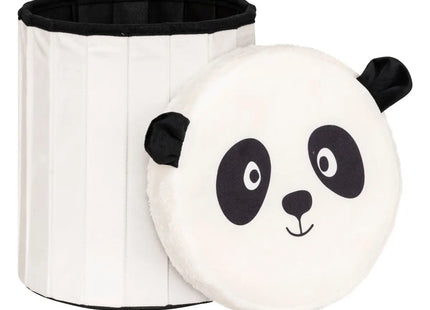 Puf infantil plegable de panda blanco y negro "Andy" - 203890A