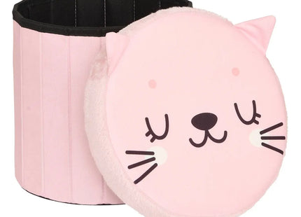 Puf plegable "Anoki" gato A36cm - 203890C