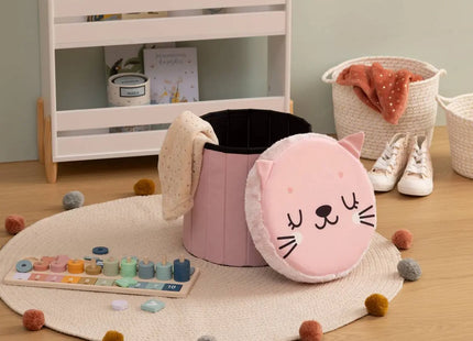 Puf plegable "Anoki" gato A36cm - 203890C