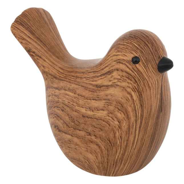 Pájaro marrón "Rincón familiar" L14,5cm - 203940
