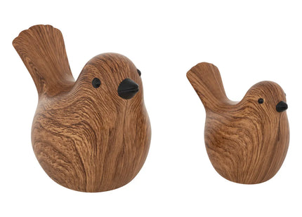 Pájaro marrón "Rincón familiar" L10,5cm - 203940