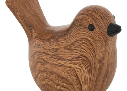 Pájaro marrón "Rincón familiar" L10,5cm - 203940