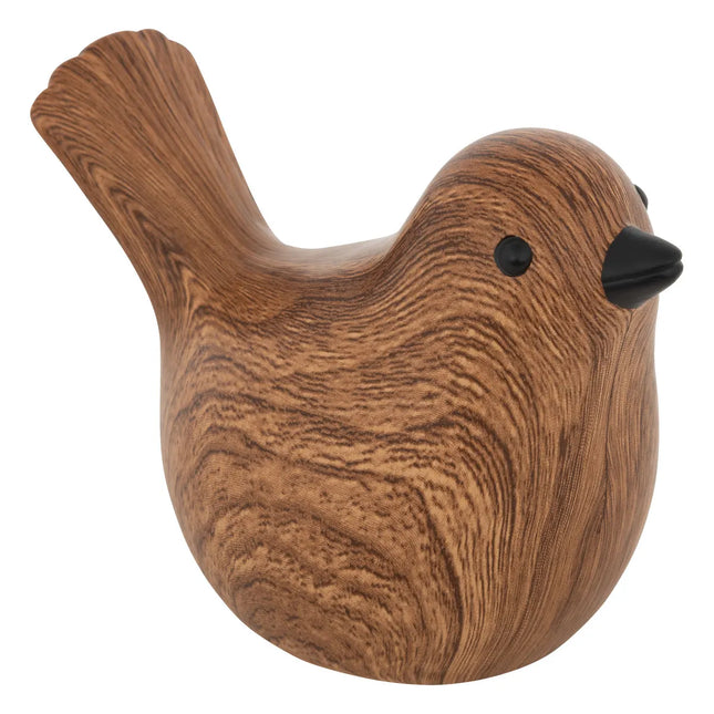 Pájaro marrón "Rincón familiar" L10,5cm - 203940