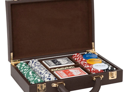 Juego de póker "Jule" 200 fichas 30x21cm - 204029