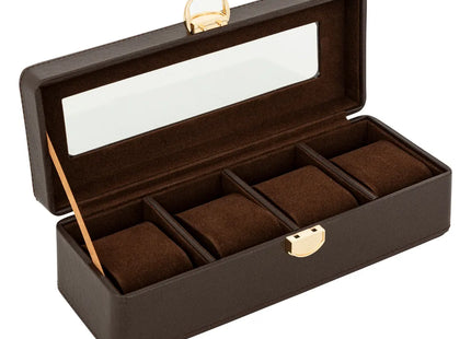 Relojero "Jule wavy" 4 relojes marrón 27cm - 204031