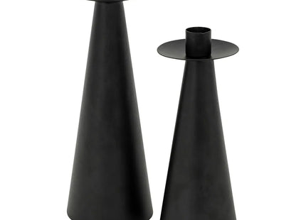 Candelero "Automne" de metal negro 24cm MM - 204215