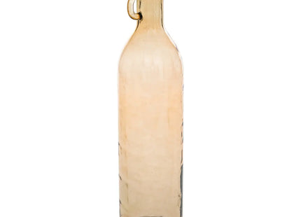 Jarrón en forma de botella "Yana" de vidrio Rosa claro A75cm - 204216