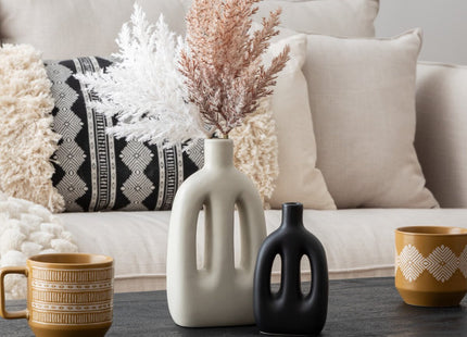 Set de 2 jarrones "Inuit dreams" de cerámica 14/20 cm - 204237