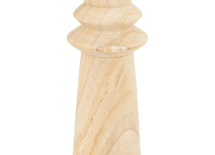 Candelero "Uma" de madera A23,5cm MM - 204242