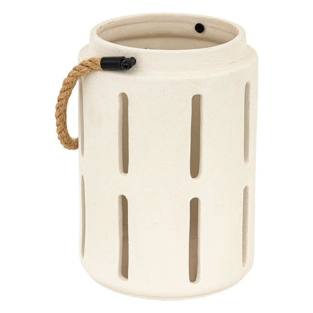 Linterna de cerámica blanca "Nuna" A22cm - 204245