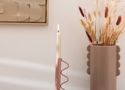 Candelero "Wavy bliss" de metal A20cm - 204251