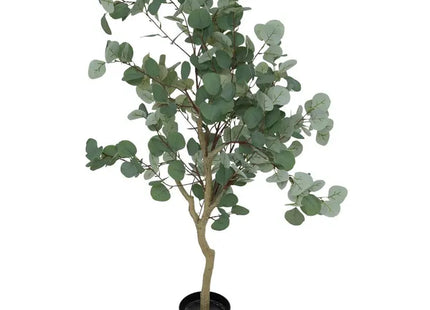 Árbol de eucalipto artificial "Cony" maceta negra, 127 cm de altura - 204276