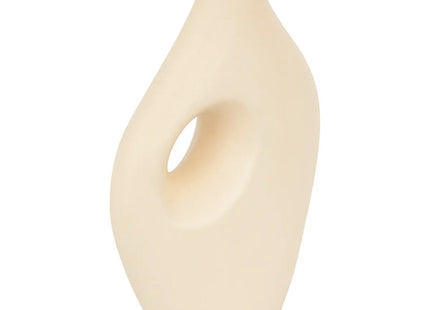 Jarrón de cerámica "Nola" beige  A30cm - 204289