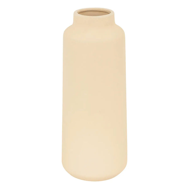 Jarrón de cerámica beige "Rily" A30cm - 204291B