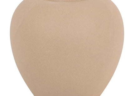 Jarrón de cerámica rosa claro "Rily" con forma de bola A22cm - 204293C