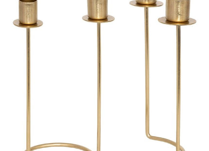 Candelabro dorado A20cm - 204307