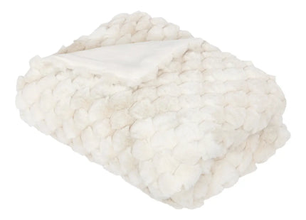 Frazada de pelo beige "Adriel" 120x160cm - 204432