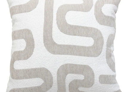 Almohada de jacquard "Safina"  beige 40x40cm - 204484A