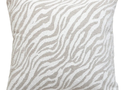 Funda para almohada "Jeni" chenilla beige 40x40cm - 204510A