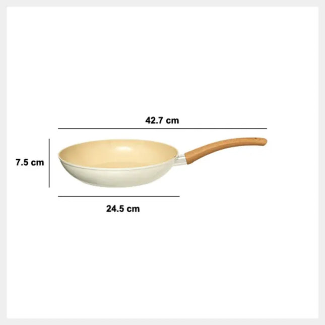 Sartén "Harmony", 24 cm de diámetro, aluminio forjado beige - 204601