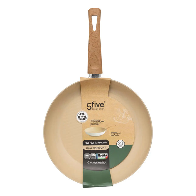 Sartén "Harmony" D28cm aluminio forjado beige - 204602