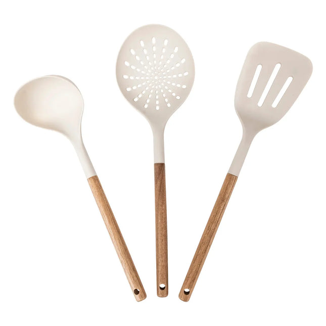 Set de 3 utensilios de cocina de acacia "Harmony" - 204639
