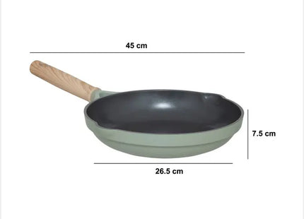 Sartén "Horizon" de aluminio forjado verde, 24 cm de diámetro - 204645