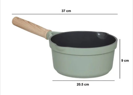 Cacerola  "Horizon" de aluminio forjado verde, 21 cm de diámetro - 204647
