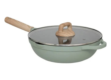 Sartén "Horizon" de aluminio forjado verde, 28 cm de diámetro - 204649