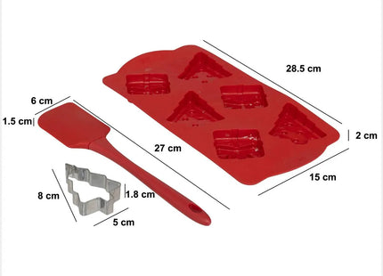 Kit de repostería navideña de 3 piezas - 204664