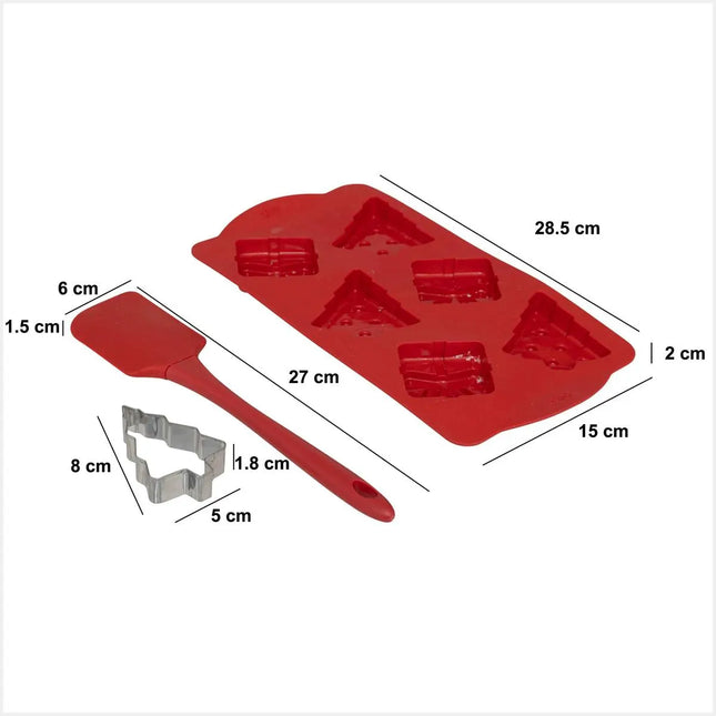 Kit de repostería navideña de 3 piezas - 204664
