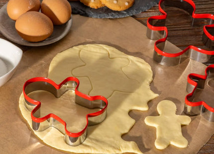 Cortadores de galletas navideñas, 3 piezas - 204665