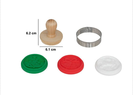 Juego de sellos para galletas navideñas, 3 piezas - 204666