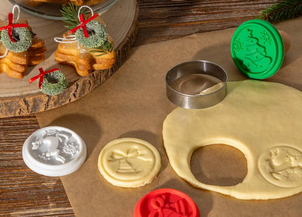 Juego de sellos para galletas navideñas, 3 piezas - 204666