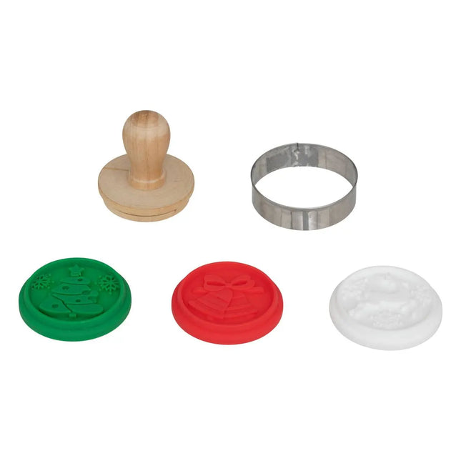 Juego de sellos para galletas navideñas, 3 piezas - 204666