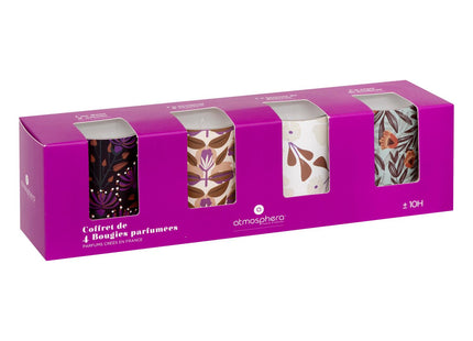 Vela perfumada "Mily" 4 potes, 45gr  -  204701