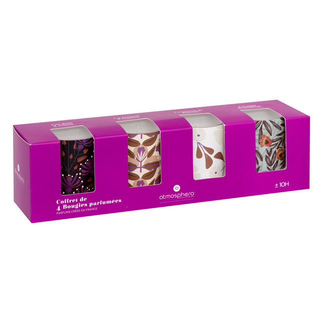 Vela perfumada "Mily" 4 potes, 45gr  -  204701