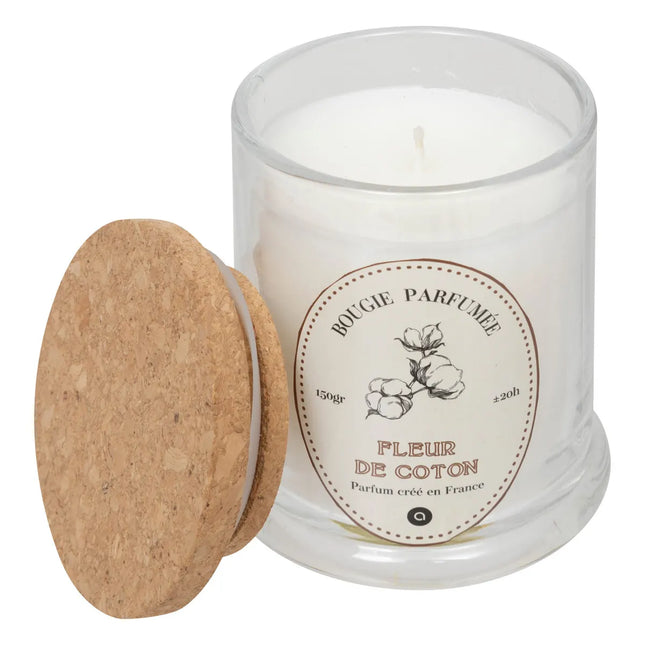Vela perfumada "Hapo" flor de algodón 150gr - 204702B