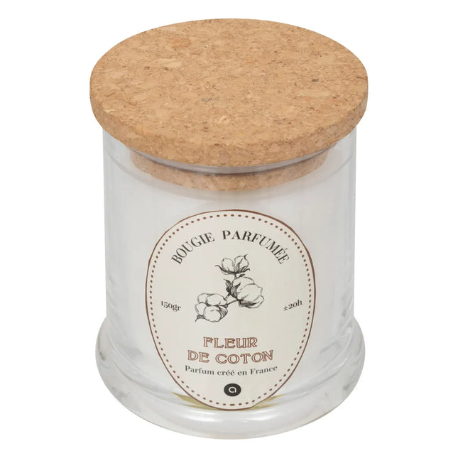 Vela perfumada "Hapo" flor de algodón 150gr - 204702B