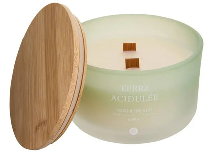 Vela aromática "Sana" con aroma a yuzu y té verde, 420gr - 204706F