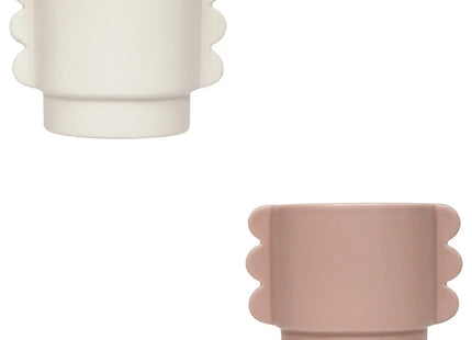 Vela perfumada "Wavy bliss" en pote de cerámica 370gr - 204730A