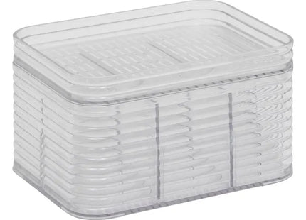 Organizador "Plastor" con 6 compartimentos, 15,3 x 9 cm - 204971