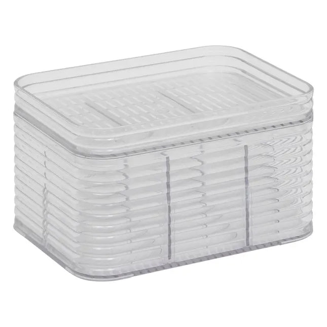Organizador "Plastor" con 6 compartimentos, 15,3 x 9 cm - 204971