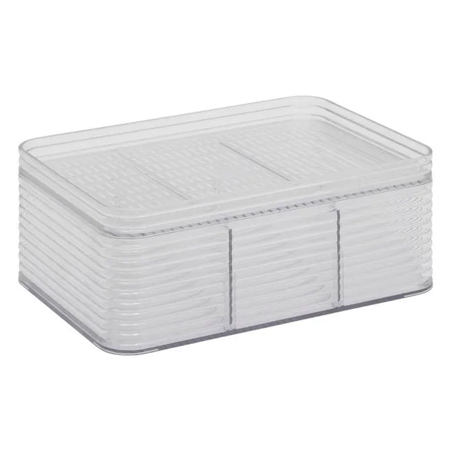 Organizador "Plastor" con 3 compartimentos, 22,5 x 15,3 cm - 204972