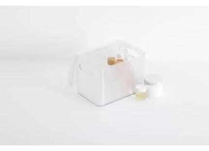Caja de almacenamiento gris "Plastor" de 4,5 L - 204973